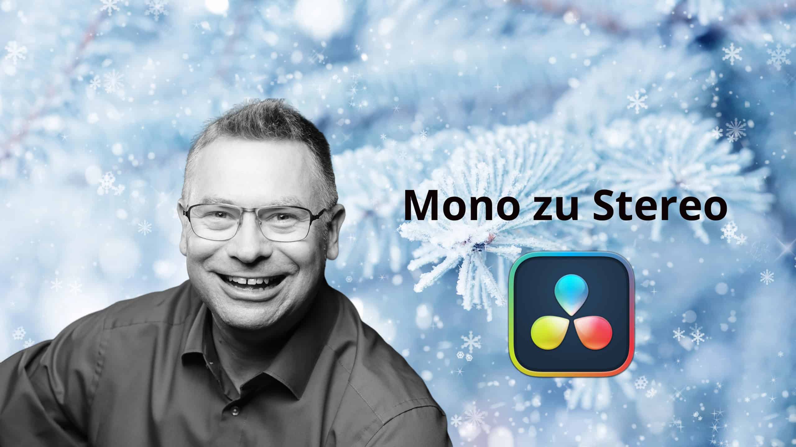 Mono zu Stereo in Davinci Resolve